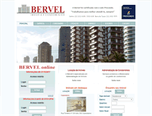 Tablet Screenshot of bervel.com.br